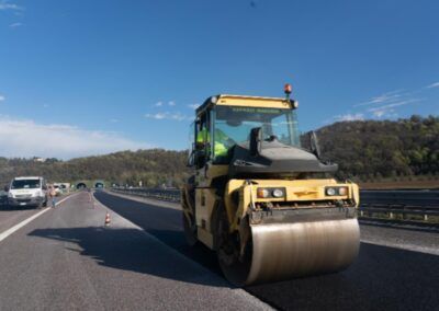 Autostrada A4 Milano Venezia. Fresatura e asfaltatura del tratto autostradale tra i caselli di Vicenza est e Vicenza ovest | Consultecno Srl
